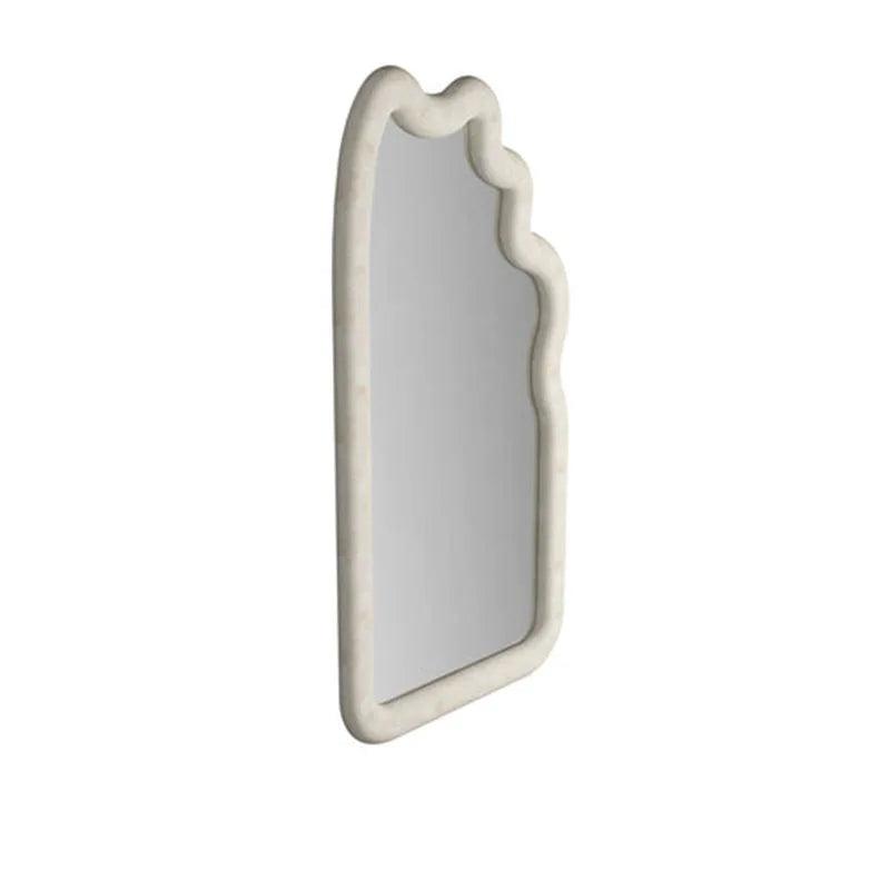 Full Length Wall Mirror Bedroom Appearance Wavechild Wave Wall Mirror Stand Home Styling Espejo Paredcute Room Decor HY50WM - Pacisia