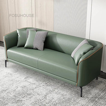 Nordic Simple Living Room Sofas Luxury Living Room Furniture Technology Cloth Modern Single Sofa home Bedroom Leather Small Sofa - Pacisia