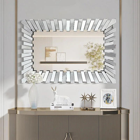 European Rectangular Bathroom Mirror, Living Room, Bedroom, Entryway Home Wall Decoration Mirrors - Pacisia