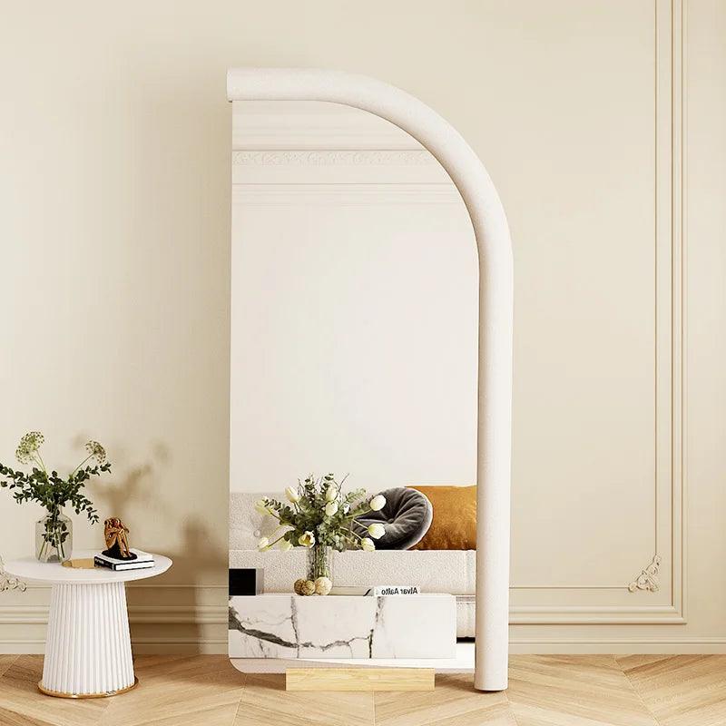 Glassmirror Bathroom Irregular Luxury Asthetic Asymmetric Mirror Wall Design Floor Espejos Cuerpo Entero Living Room Decoration - Pacisia