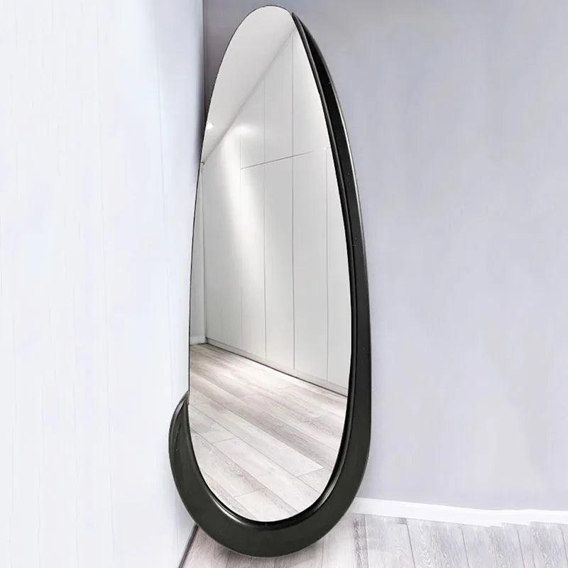 Asymmetric Water Drop Mirrors Acrylic Aesthetic Design Black Mirrors Makeup Quality Korean Espejo Adhesivo Pared Home Decoration - Pacisia