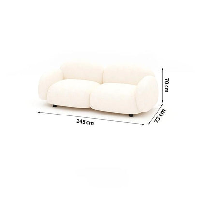 White Nordic Lazy Sofa Chair Unique Relax Cute Designer Loveseat Sofa Chair Living Room Divani Da Soggiorno Apartment Furniture - Pacisia