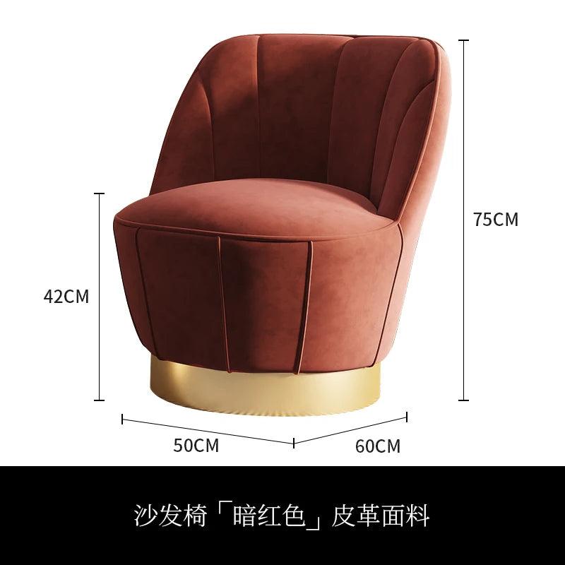 Relaxing Armchairs Sofa Chair Salon Office Living Room Luxury Floor Chair Back Support Sedie Da Soggiorno Hotel Furniture - Pacisia