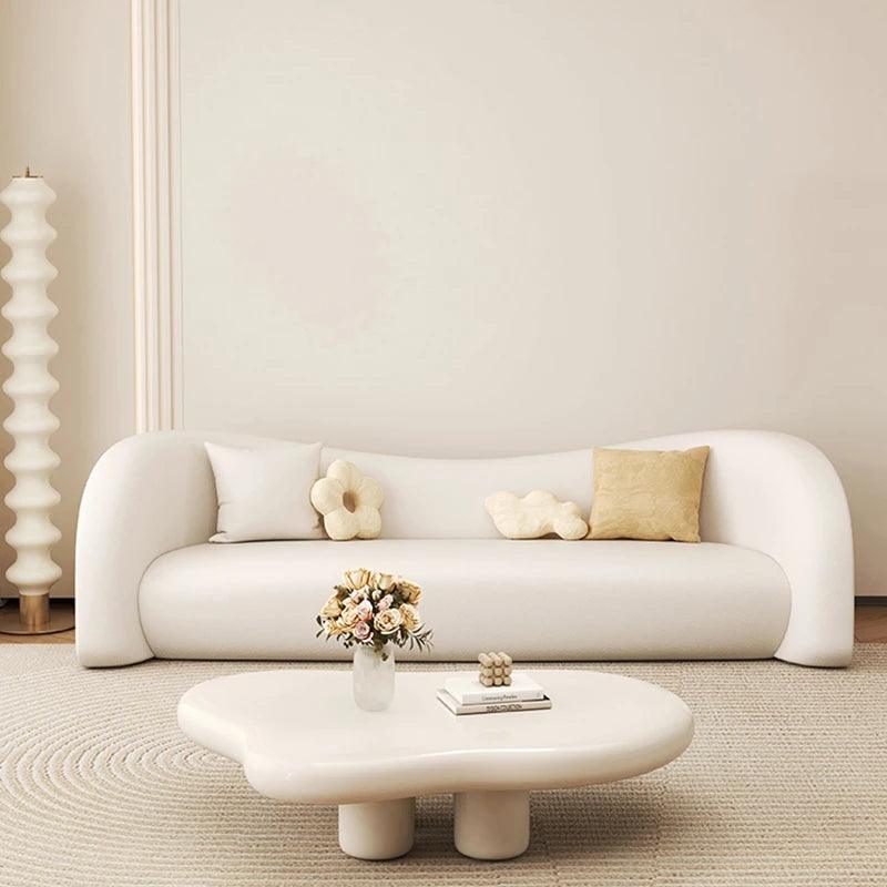 New Arrival Nordic Sofa Large Designer Back Reading Recliner Puffs Sofa Love Seat White Muebles Para Salas Modernos Furniture - Pacisia