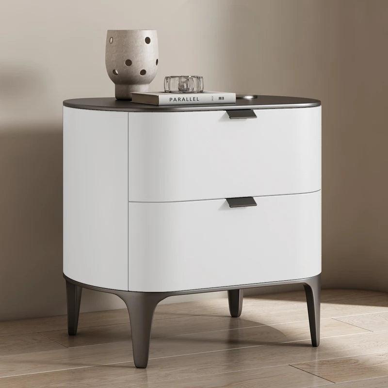 Bedside Tables Nightstands Brown Japandi Hotel Filing Cabinets Cute Nightstands Luxury Muebles Para El Hogar Salon Furniture - Pacisia