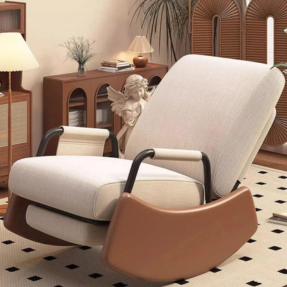 Arm Rocking Chair Lounge Luxury Bedroom Meditation Recliner Chair Design Room Single Sofa Fauteuil Salon Unique Furniture - Pacisia