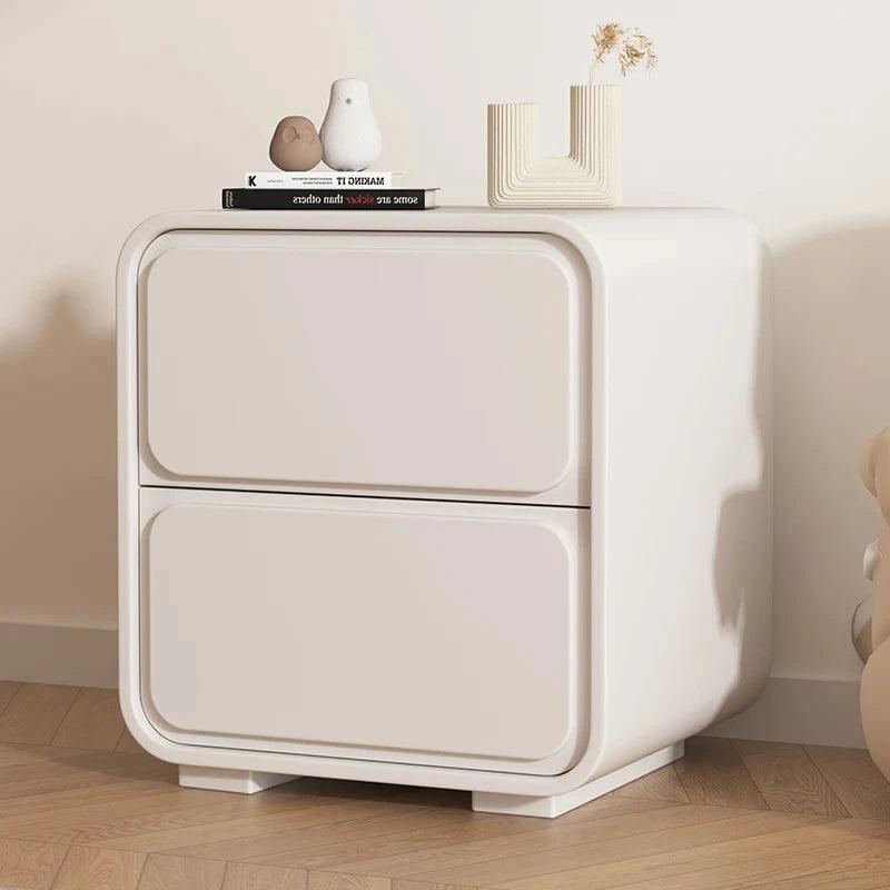 Drawer Storage Nightstand Modern Nordic Wood Space Saving Bedside Table Minimalist Bedroom Mesitas De Noche Home Furniture - Pacisia