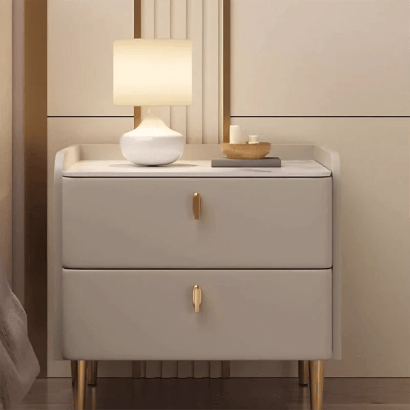 White Bedroom Night Table Nordic Minimalist Trendy Luxury Nightstands Plastic Drawer Articulos Para El Hogar Hotel Furniture - Pacisia