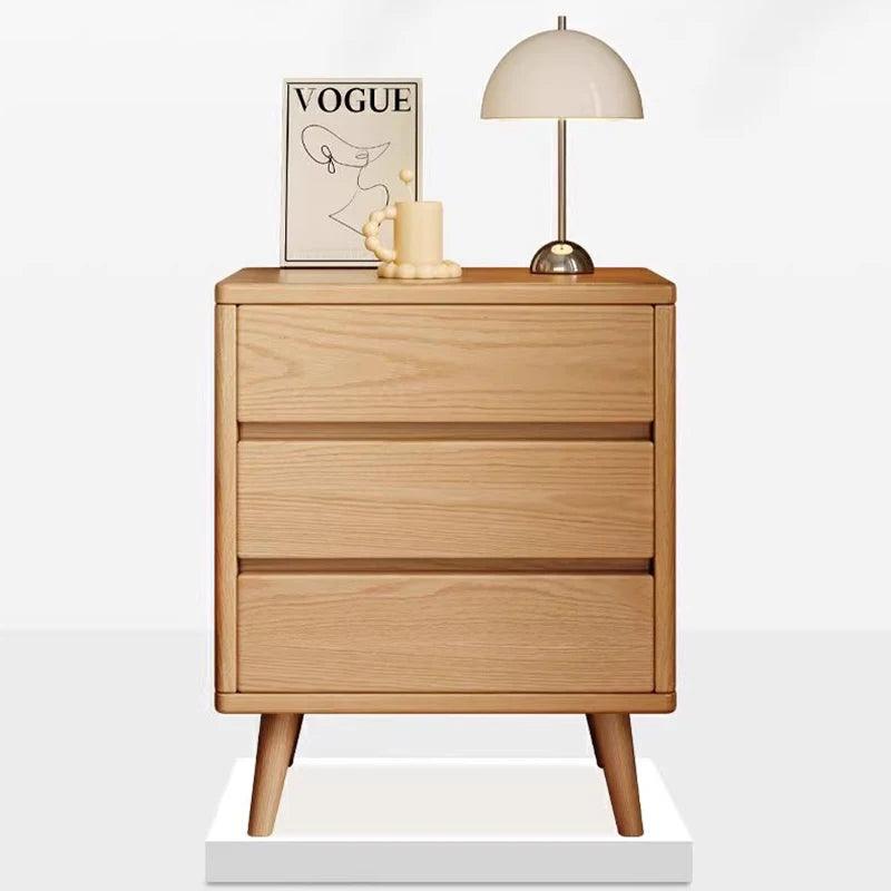Nordic Modern Nightstands Vintage Bedroom Cute Wood Center Narrow Kawaii Nightstands Luxury Storage Nachttisch Home Furniture - Pacisia