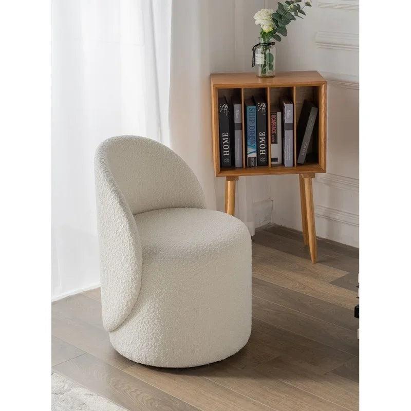Bedroom light luxury makeup stool dressing stool chair minimalist backrest dressing table stool home internet celebrity ins CoSM - Pacisia