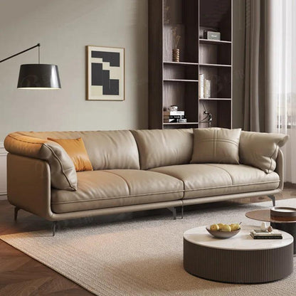 Leather Living Room Sofas Luxury European Modern Sectional Sofa Modular Design Sofa Sala De Estar De Luxo Home Furniture - Pacisia