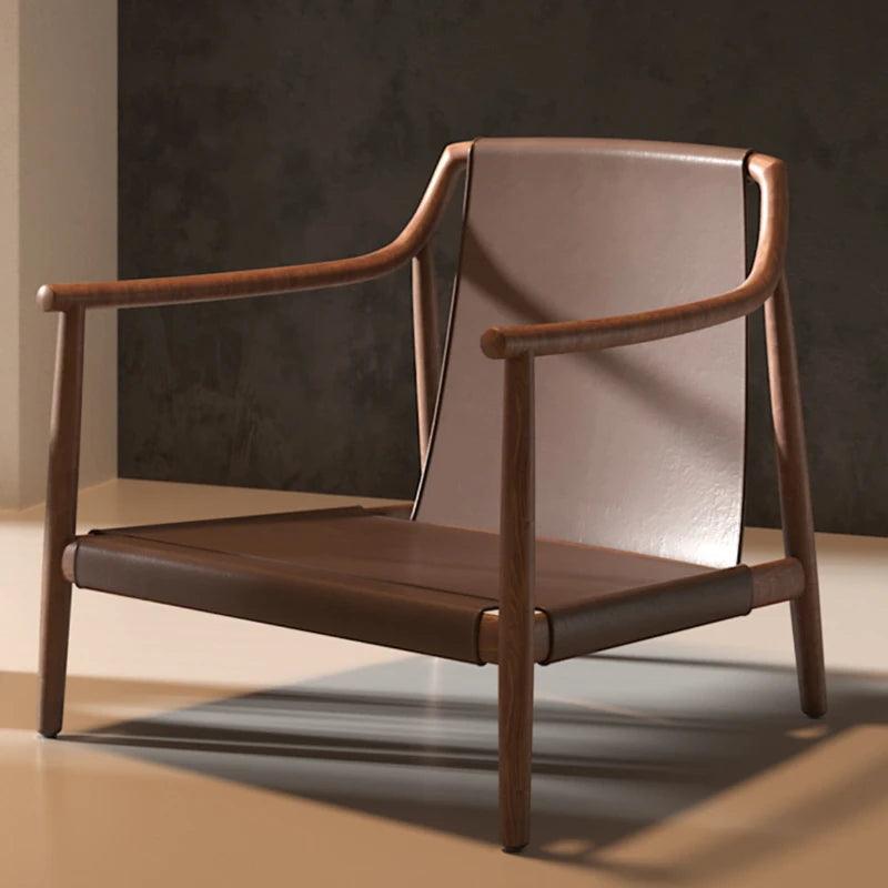 Nordic Accent Living Room Chairs Reading Mid Century Chair Bedroom Modern Chair Soft Chenille Sofa Upholstered Arm Chai ZT50KT - Pacisia