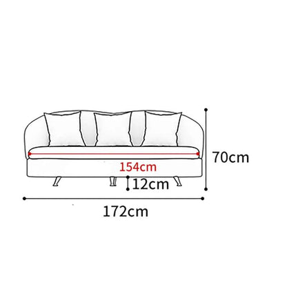 Leather Sectional Sofa Beds Modern Luxury Lazy Cushion Sofa Beds Nordic Round Muebles Para El Hogar Living Room Furniture - Pacisia