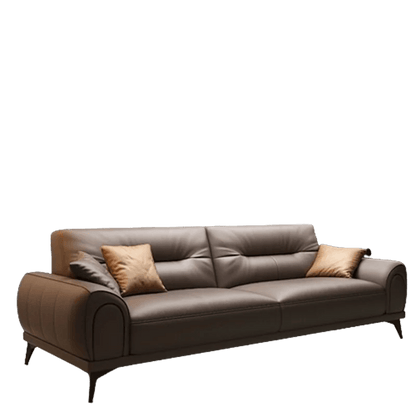 Simple Genuine Leather Sofa Modern Combination Luxury Large Sofa Soft Brown Muebles Para Salas Modernos Living Room Furniture - Pacisia