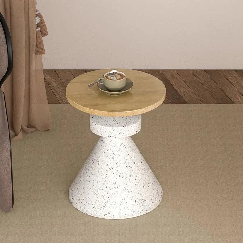 Nordic designer creative coffee table ins internet celebrity cream style outdoor small round table homestay apartment tea table - Pacisia