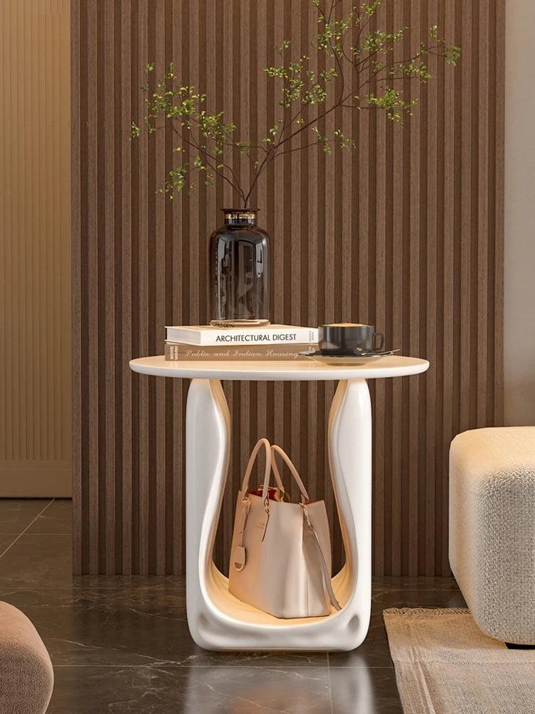Home Decor Tea Table Creative Living Room Sofa Side Table Modern Style Round Coffee Tables Indoor Home Furnishings Corner Tables - Pacisia