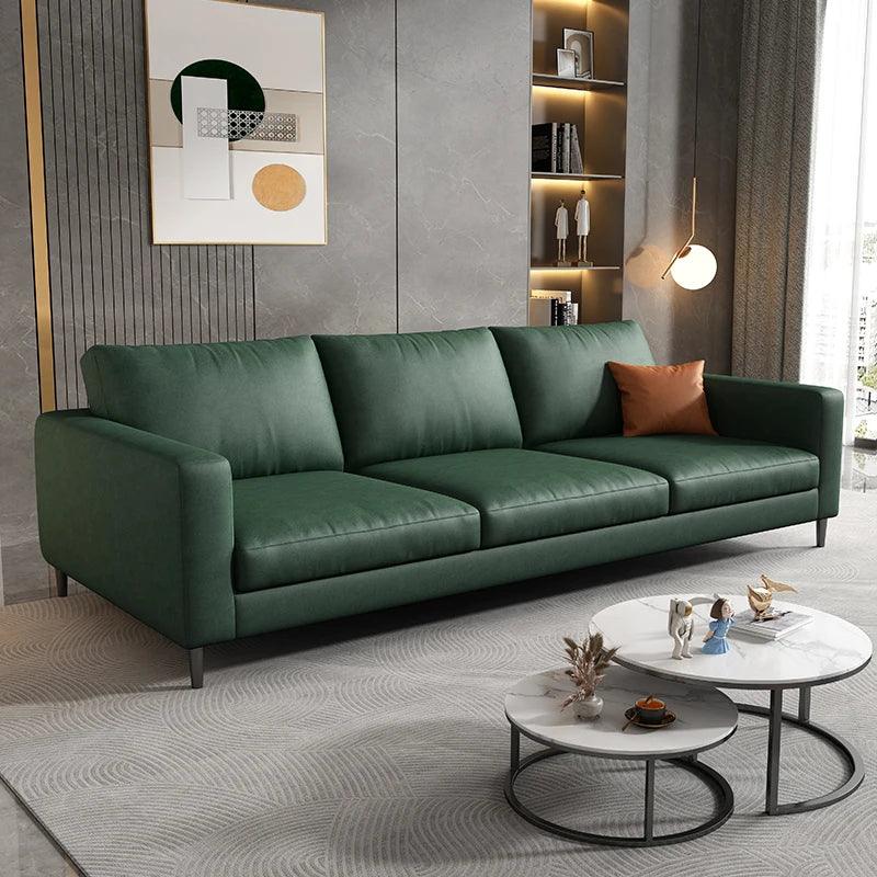 Lazy Leather Living Room Sofas Arm Bed Office Nordic Floor Luxury Modern Sofa Recliner Muebles Para El Hogar Home Furniture - Pacisia