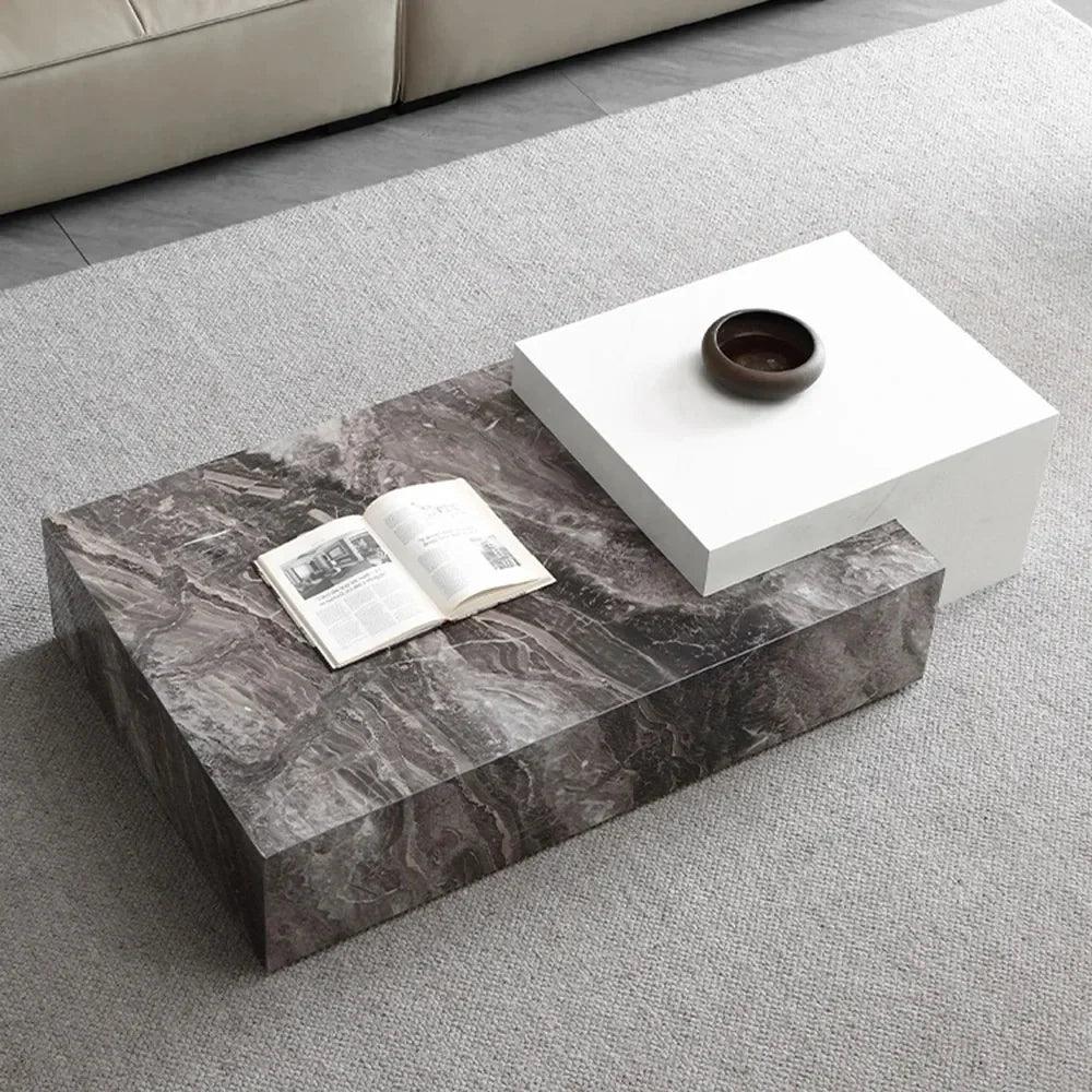 Floor Designer Coffee Table Books Minimalist Solid Low Display Coffee Tables Rectangle Grey Mesa Balcon Entrance Hall Furniture - Pacisia