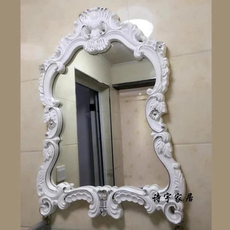 Unbreakable Wall Mirror Irregular Glass Cute Portable Mirror Bathroom Makeup Espejos Adhesivo De Pared Quirky Home Decor - Pacisia