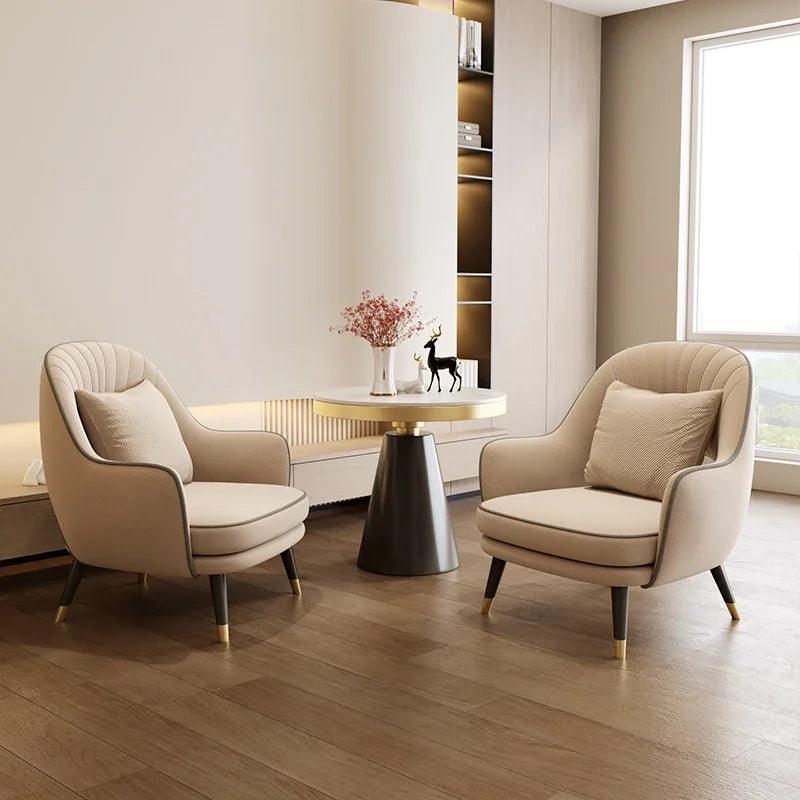 Italian Bar Stools Accent Living Room Chairs Makeup Dressing Backrest Design Sofa Chairs Beauty Salon Stoelen Home Furniture - Pacisia