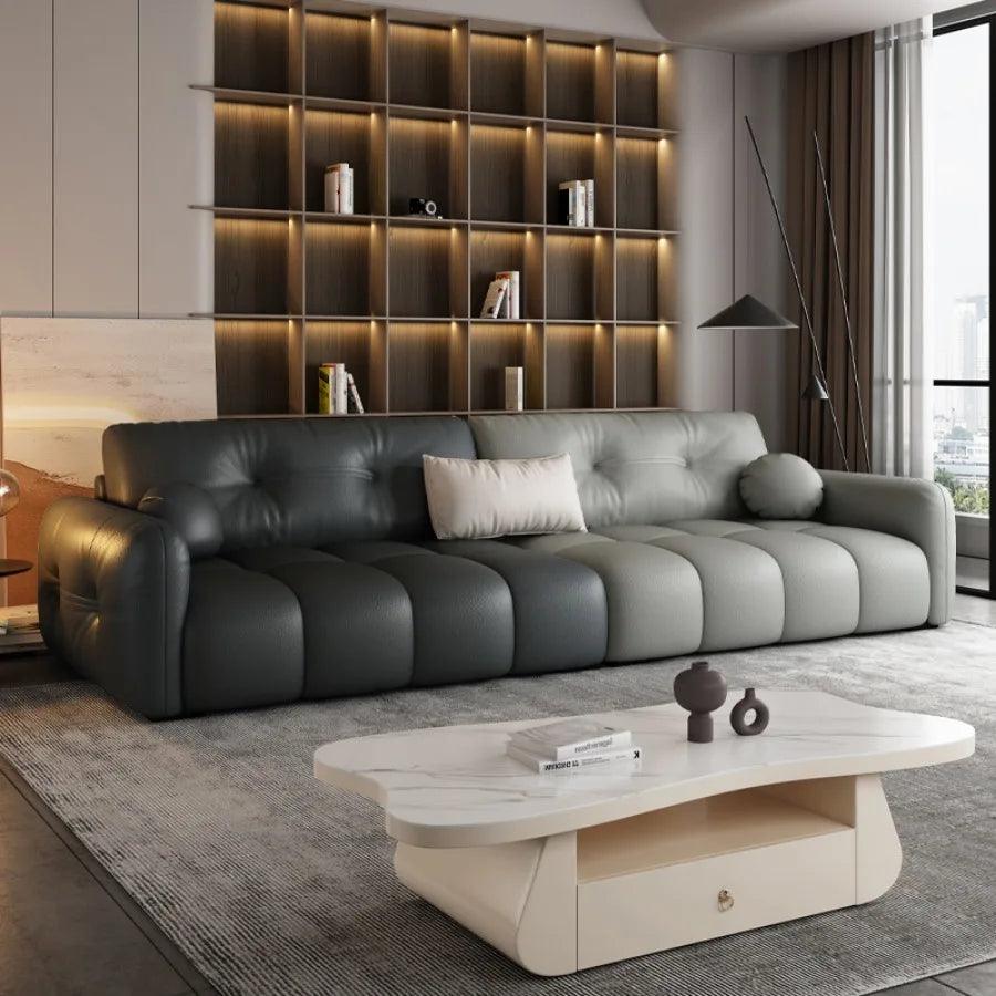 Modern Sectional Living Room Sofas Furniture Europe Luxury Living Room Sofas Beds Lazy Leather Confort Nordic Salon Meuble Sofas - Pacisia