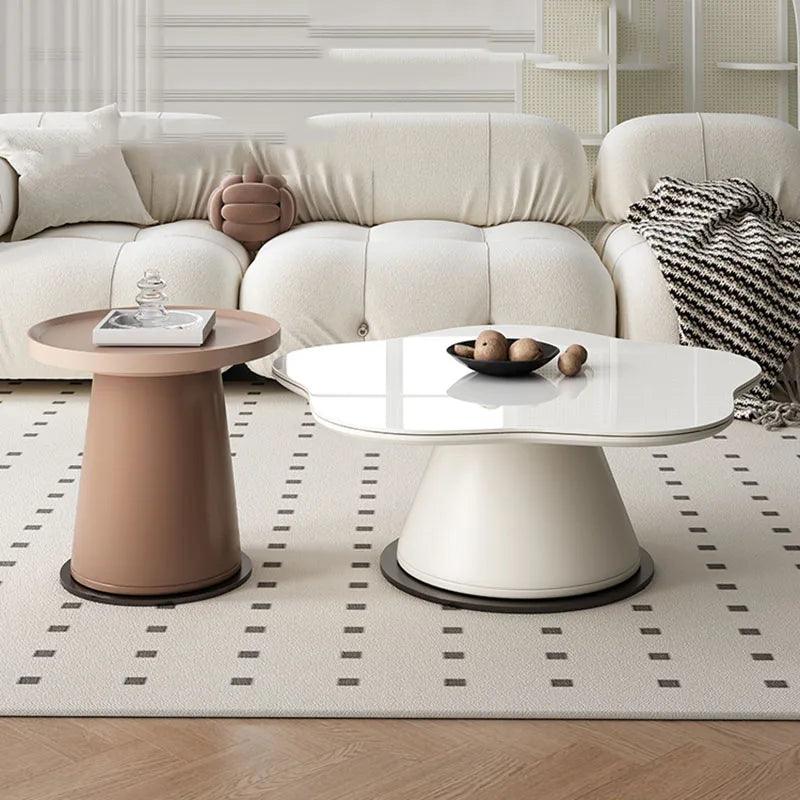 Simple Luxury Coffee Table Bedroom Organizer Authentic Modern Coffee Tables Round Minimalist Tavolino Da Salotto Home Furniture - Pacisia