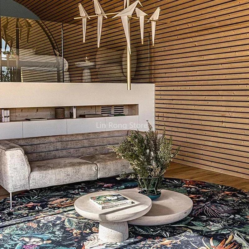 Nordic Round Side Table Modern Designer Japanese Coffee Tables Combination Stoliki Kawowe Garden Furniture HY - Pacisia