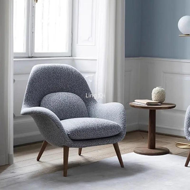 Designer Beauty Salon Living Room Chairs Elegant Nail Salon Luxury Single Sofa Chair Dressing Comfy Poltrona Bedroom Furniture - Pacisia