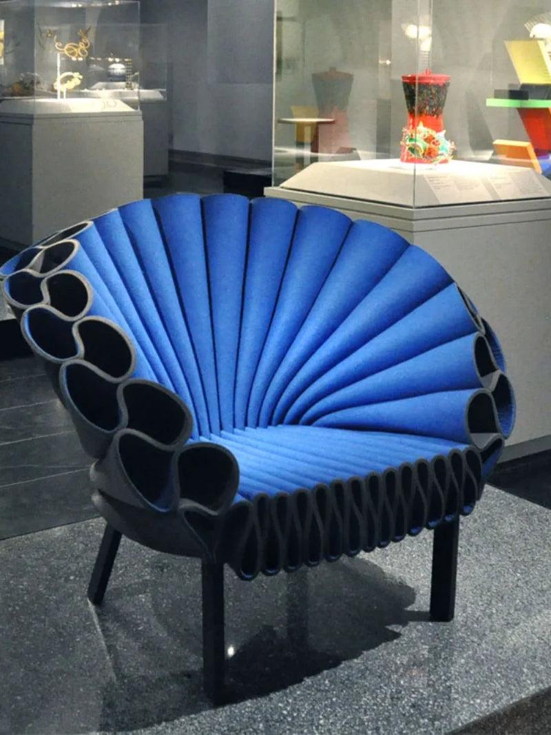 Dror Peacock Chair Nordic Creative Designer Peacock Open Screen Fan-shaped Peacock Tea Table Hotel Chair - Pacisia