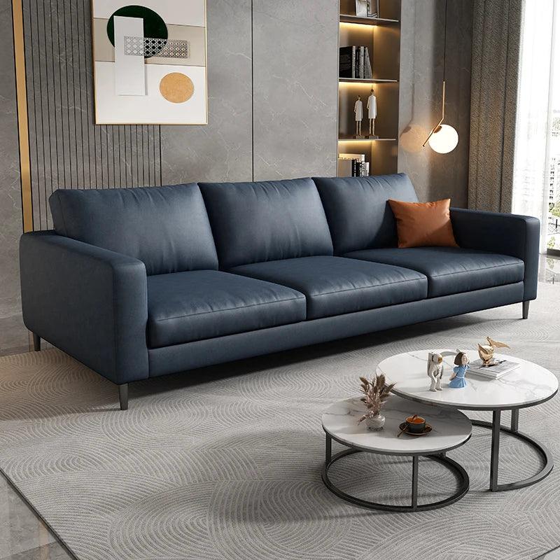 Lazy Leather Living Room Sofas Arm Bed Office Nordic Floor Luxury Modern Sofa Recliner Muebles Para El Hogar Home Furniture - Pacisia