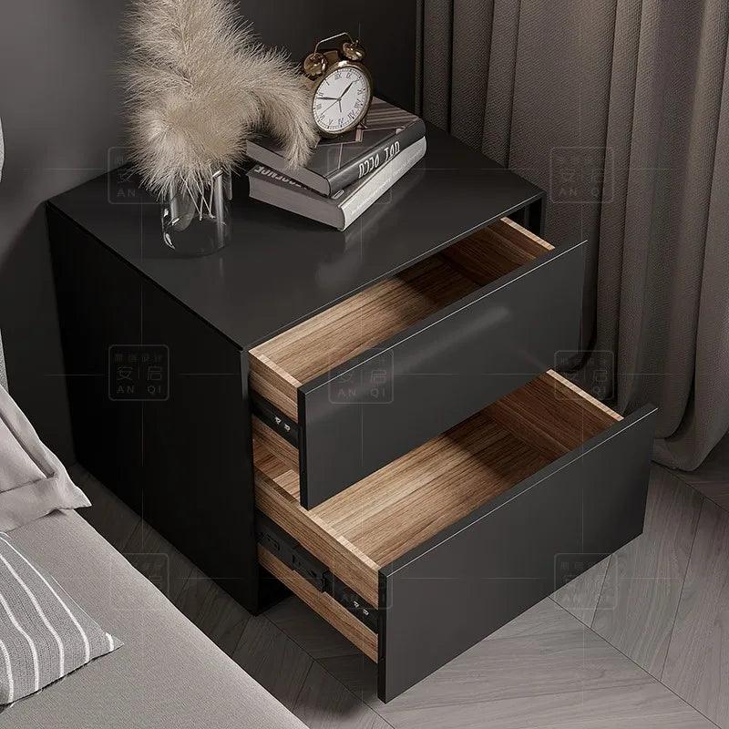 Narrow Nordic Bedside Table Bedroom Dressing Luxury Removable Bedside Table Created Drawer Nachttisch Furnitures for Bedroom GG - Pacisia