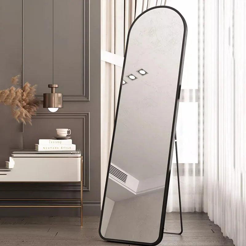 Large Nordic Mirrors Standing Full Body Quality Arch Mirrors Frame Big Size Espejo De Cuerpo Completo Room Decoration Aesthetic - Pacisia