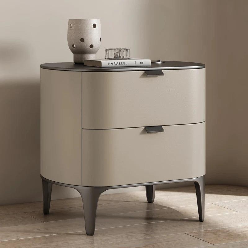 Bedside Tables Nightstands Brown Japandi Hotel Filing Cabinets Cute Nightstands Luxury Muebles Para El Hogar Salon Furniture - Pacisia