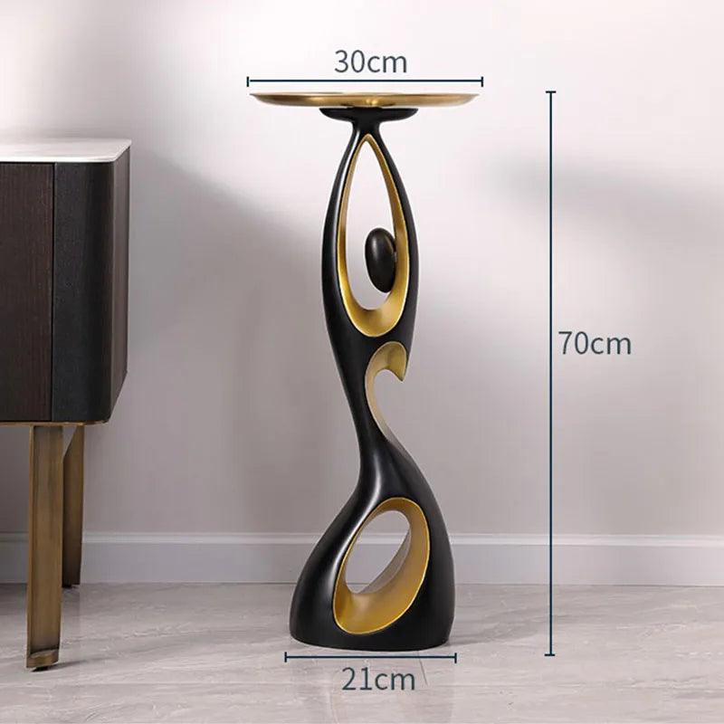 Creative Home Decor Art Abstract Sofa Side Table Light Luxury Living Room Porch Decoration Corner Table Designer Furniture - Pacisia