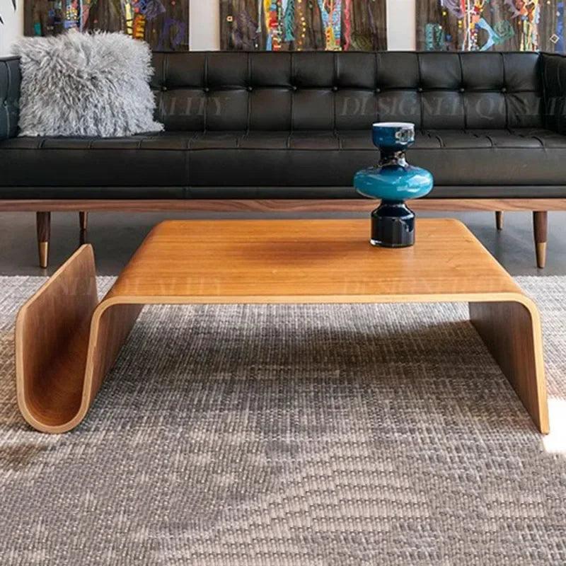 Wooden Dining Small Coffee Table Console Corner Tea Design Side Center Coffee Table Auxiliary Couchtisch Modern Furniture XY50BT - Pacisia