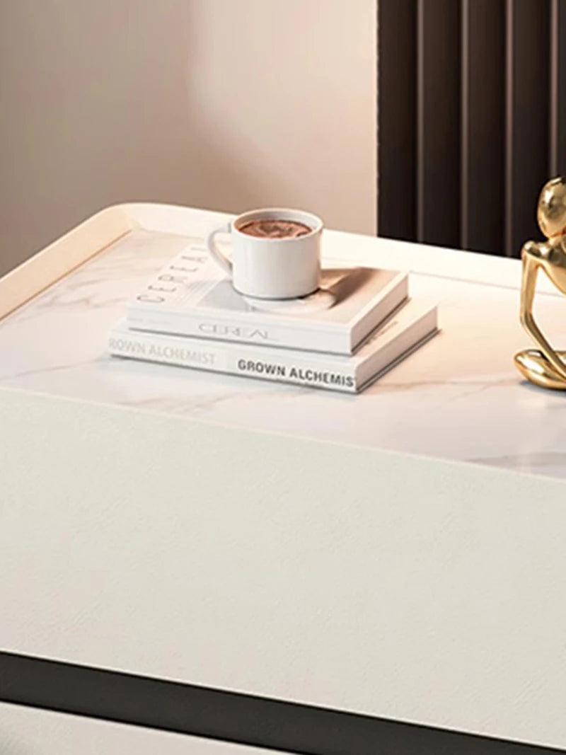 Modern Minimalist Bedside Bedroom Italian Design Drawers Luxury Unique Nightstands Mesitas De Noche Bedroom Furniture HYNT - Pacisia