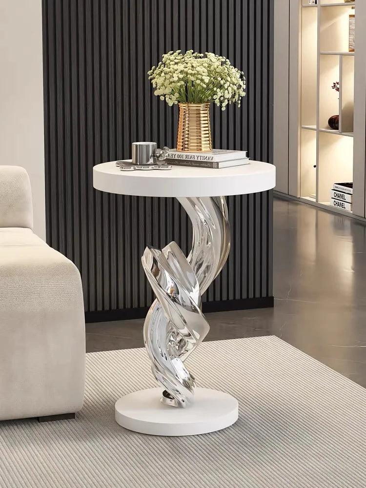 Modern Abstract Sculpture Table, Furniture, Sofa, Coffee Table, Side Table, Creative Corner Table, Home Light Luxury Decoration - Pacisia