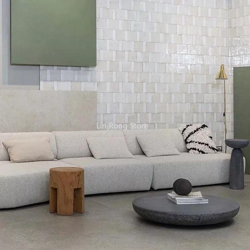 Nordic Round Side Table Modern Designer Japanese Coffee Tables Combination Stoliki Kawowe Garden Furniture HY - Pacisia