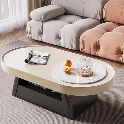 Modern Design Coffee Tables Oval Living Room Wood Minimalist Coffee Tables Luxury Nordic Stoliki Kawowe Bedroom Furniture - Pacisia