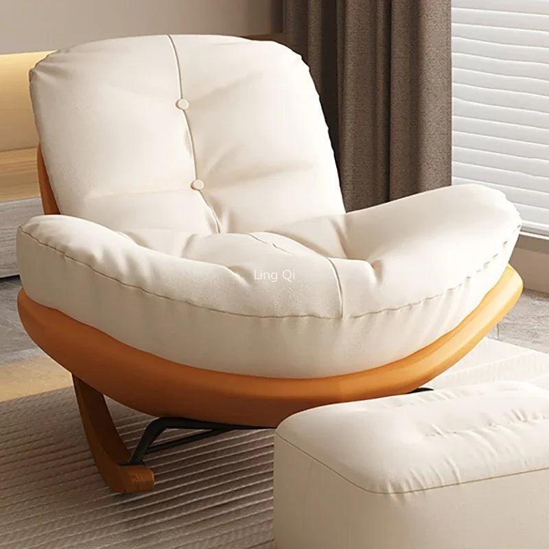 Waiting Rocking Living Room Chair Recliner Unique Clear Lounge Luxury Chairs Ergonomic Pads Meubles De Salon Household Furniture - Pacisia