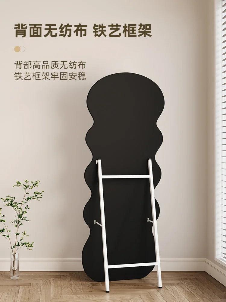 Internet celebrity wave mirror household bedroom full body mirror French retro dressing mirror Alien bedroom wall hanging - Pacisia
