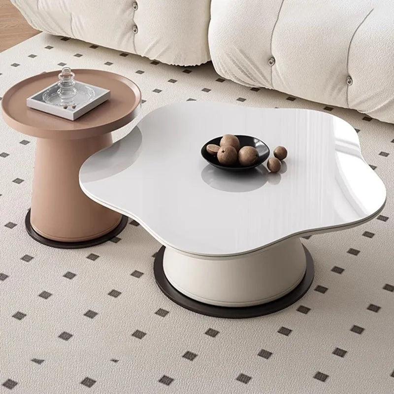 Simple Luxury Coffee Table Bedroom Organizer Authentic Modern Coffee Tables Round Minimalist Tavolino Da Salotto Home Furniture - Pacisia