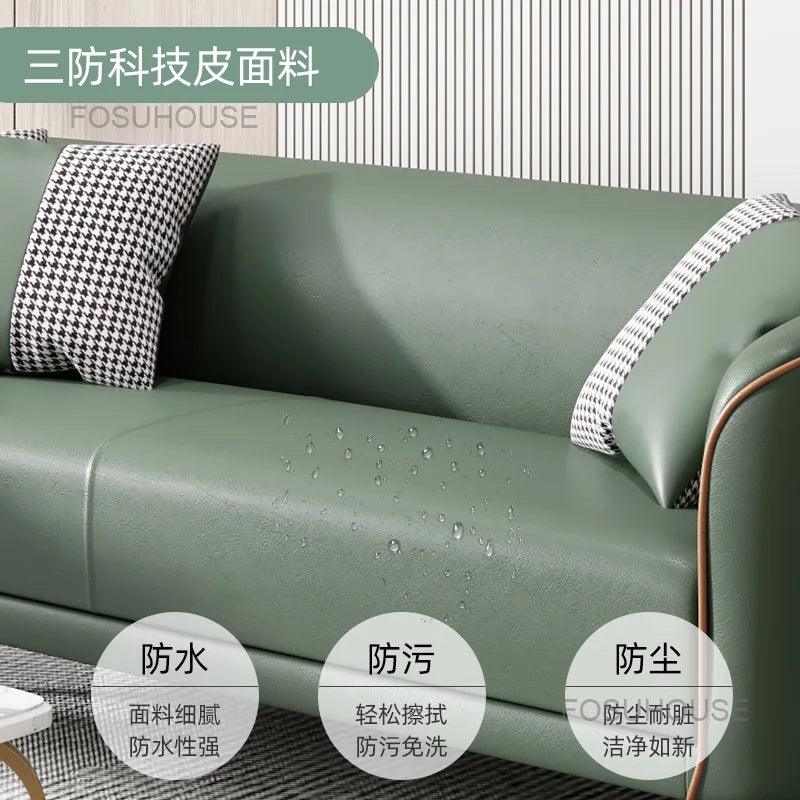 Nordic Simple Living Room Sofas Luxury Living Room Furniture Technology Cloth Modern Single Sofa home Bedroom Leather Small Sofa - Pacisia