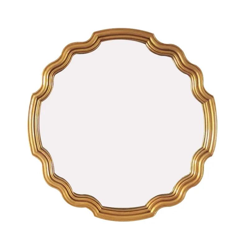 Makeup Aesthetic Mirrors Wall Art Bedroom Bathroom Garden Apartment Hotel Living Room Mirrors Luxury Spiegel Wavy Decoration - Pacisia