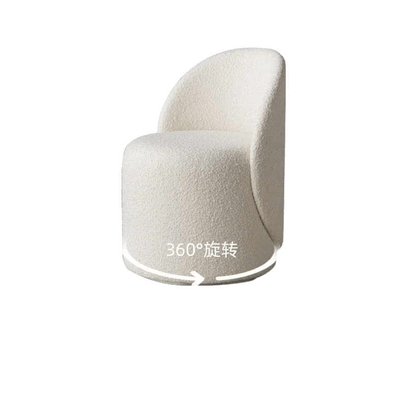 Bedroom light luxury makeup stool dressing stool chair minimalist backrest dressing table stool home internet celebrity ins CoSM - Pacisia