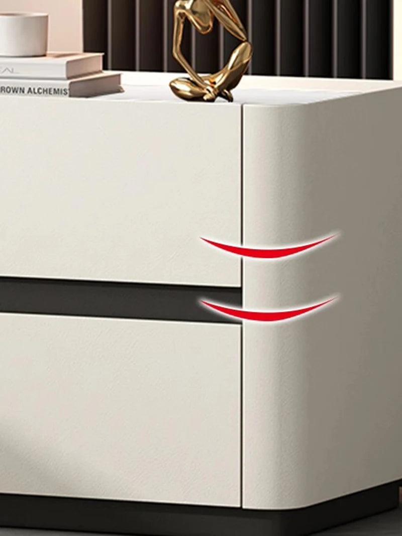 Modern Minimalist Bedside Bedroom Italian Design Drawers Luxury Unique Nightstands Mesitas De Noche Bedroom Furniture HYNT - Pacisia