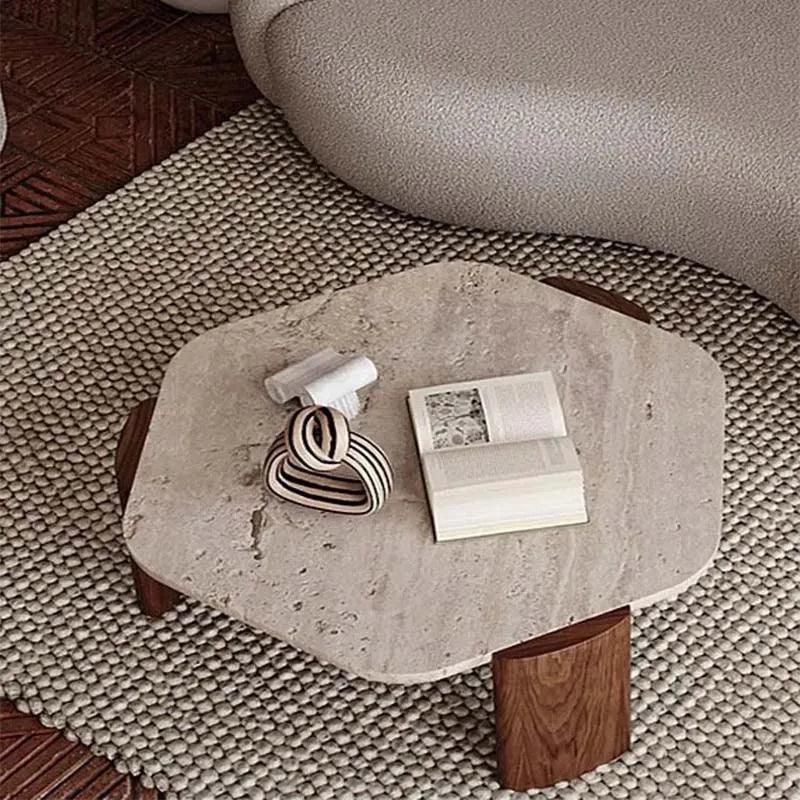 Luxury Designer Tabletop Coffee Table Organizer Living Room Simple Modern Tea Low Table Irregular Shape Couchtisch Furniture - Pacisia