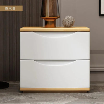 Wood Luxury Bedside Table Bedroom Dressers Drawers Nightstand Storage China Organizer Computer Mesitas De Noche Home Furniture - Pacisia