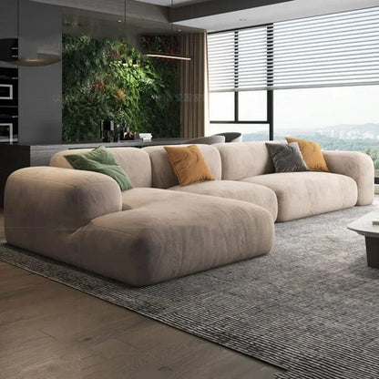 3 Seater Modern Living Room Sofa Bed Foam Xxl Couch Adultsl Designer Longue Sofa Armchair Sofa Sala De Estar home furniture - Pacisia