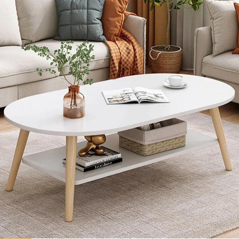 Accent Luxury Replica Coffee Tables Center Entrance Dining Hallway Nordic Coffee Tables Wooden Muebles De Sala Home Furniture - Pacisia